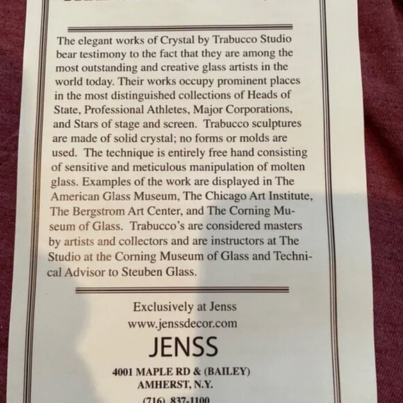 NWT! Trabucco Studio - Crystal Butterfly - Picture 4 of 7